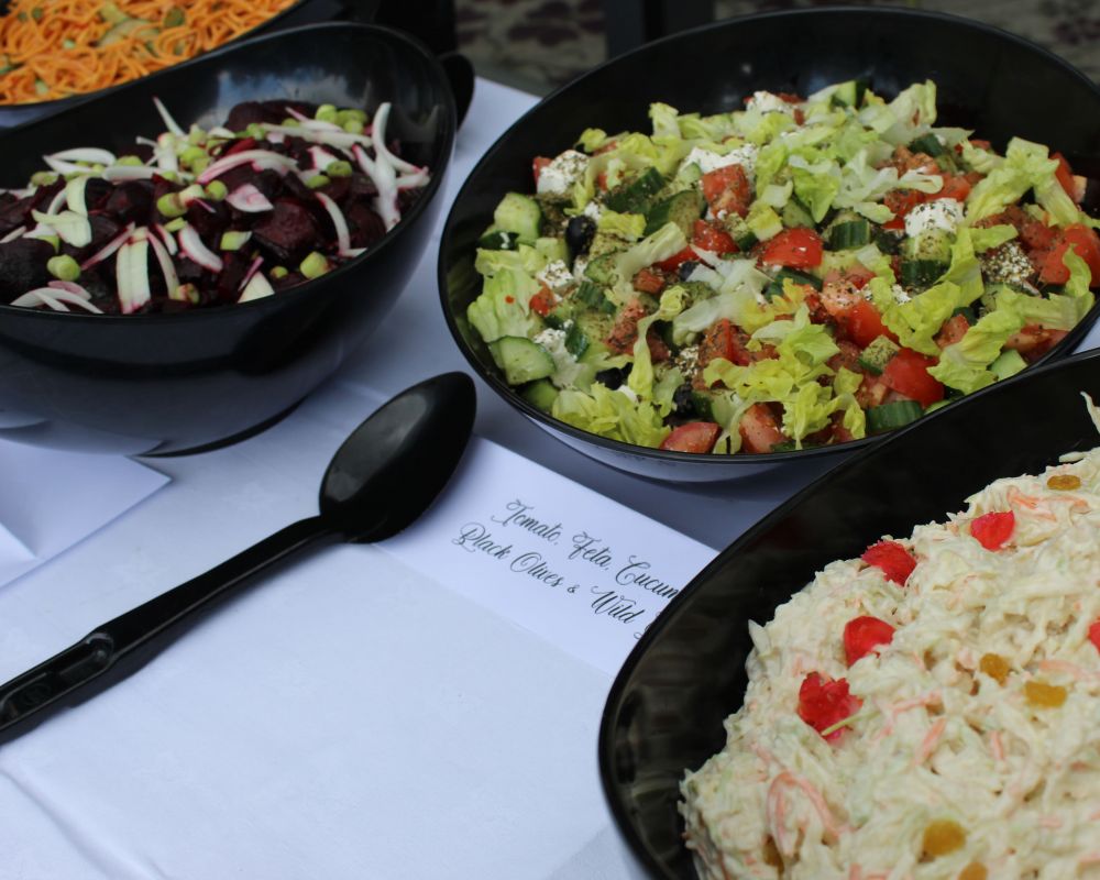 Salad display