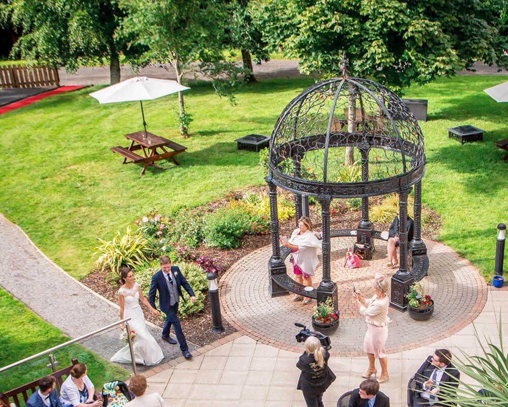 Birds Eye Outdoors Ceremony