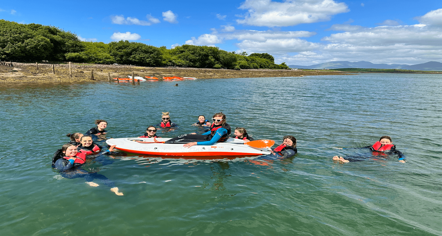 Kayaking fun with adventure islands