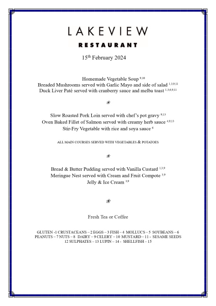 lakeview restaurant menu 15th february 2024 page 0001