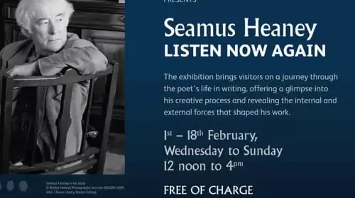 Seamus Heaney Exhibition