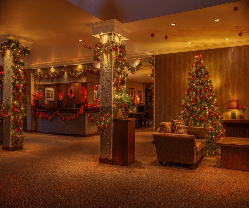 Christmas at Westport Woods hotel